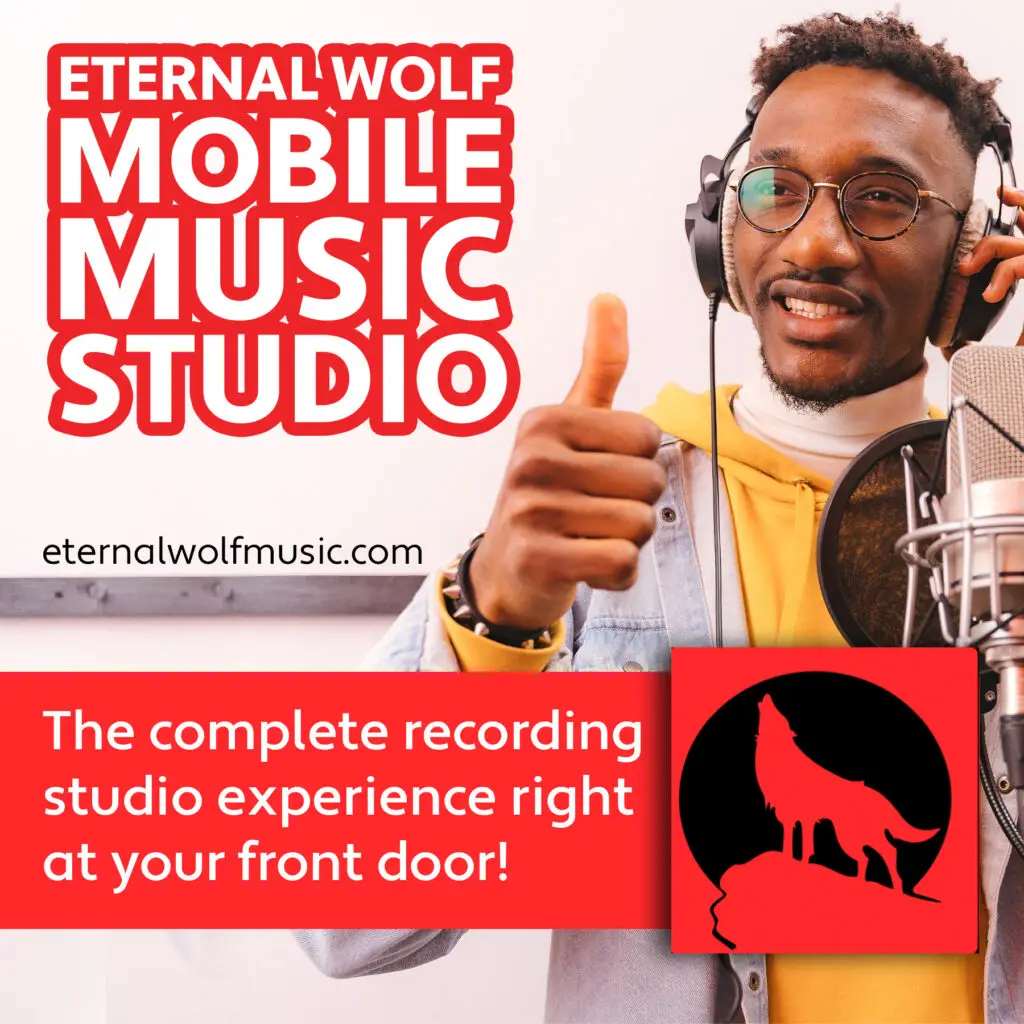 promotional post for mobile music studio